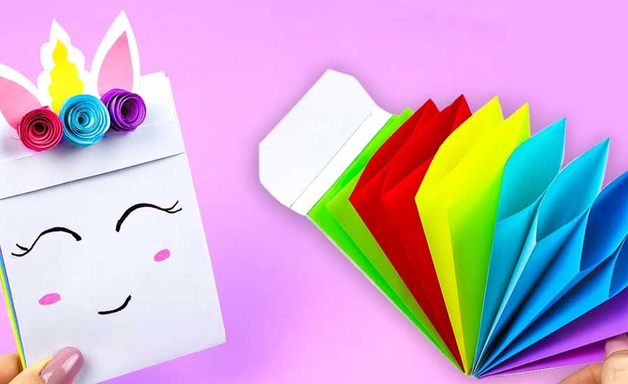 کاردستی با کاغذ رنگی برای مدرسه | ایده‌های خلاقانه، آموزش عملی و تجربه واقعی